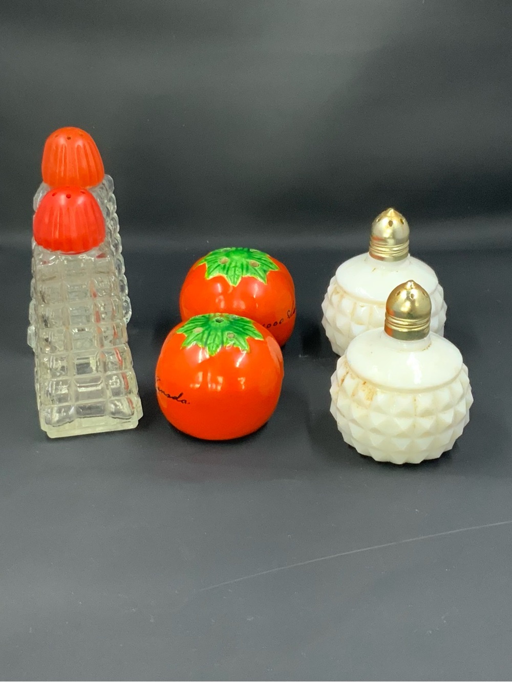 Vintage salt and pepper shakers